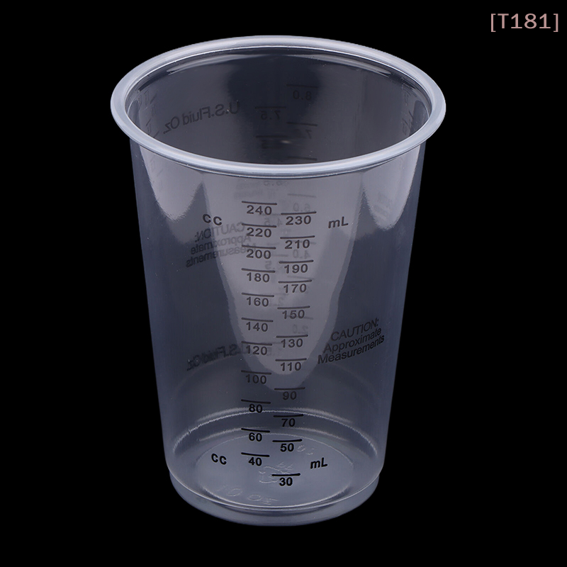 Mixing Cup Silicone - 10Pcs Gelas Ukur Plastik Sekali Pakai