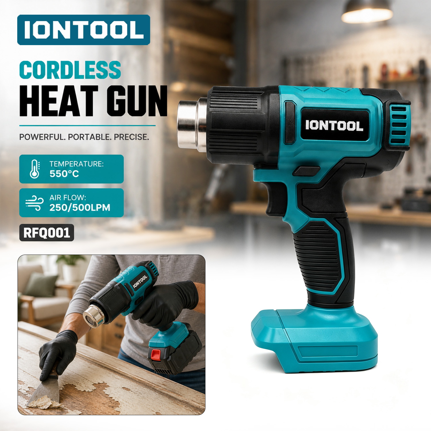 Heat Gun Small - IONTOOL Pistol Udara Panas Tanpa Kabel