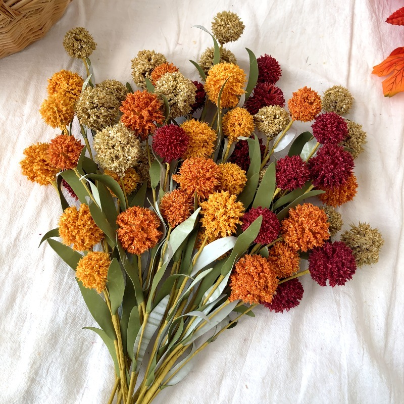 Dried Flower Bulk - Bunga Daisy Kering 42cm, Bunga Artificial,