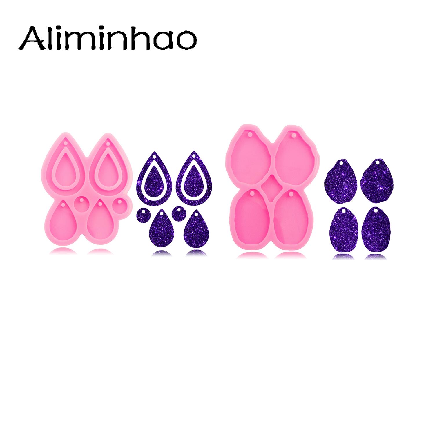 Geode Mold Silicone - DY1085 Cetakan Geodes Mengkilap dengan Tepi