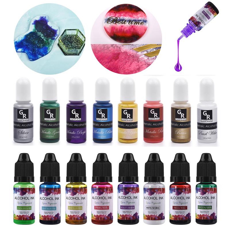 Resin Dye Alcohol - 10Ml/15Ml Tinta Seni Alkohol Resin Pigmen
