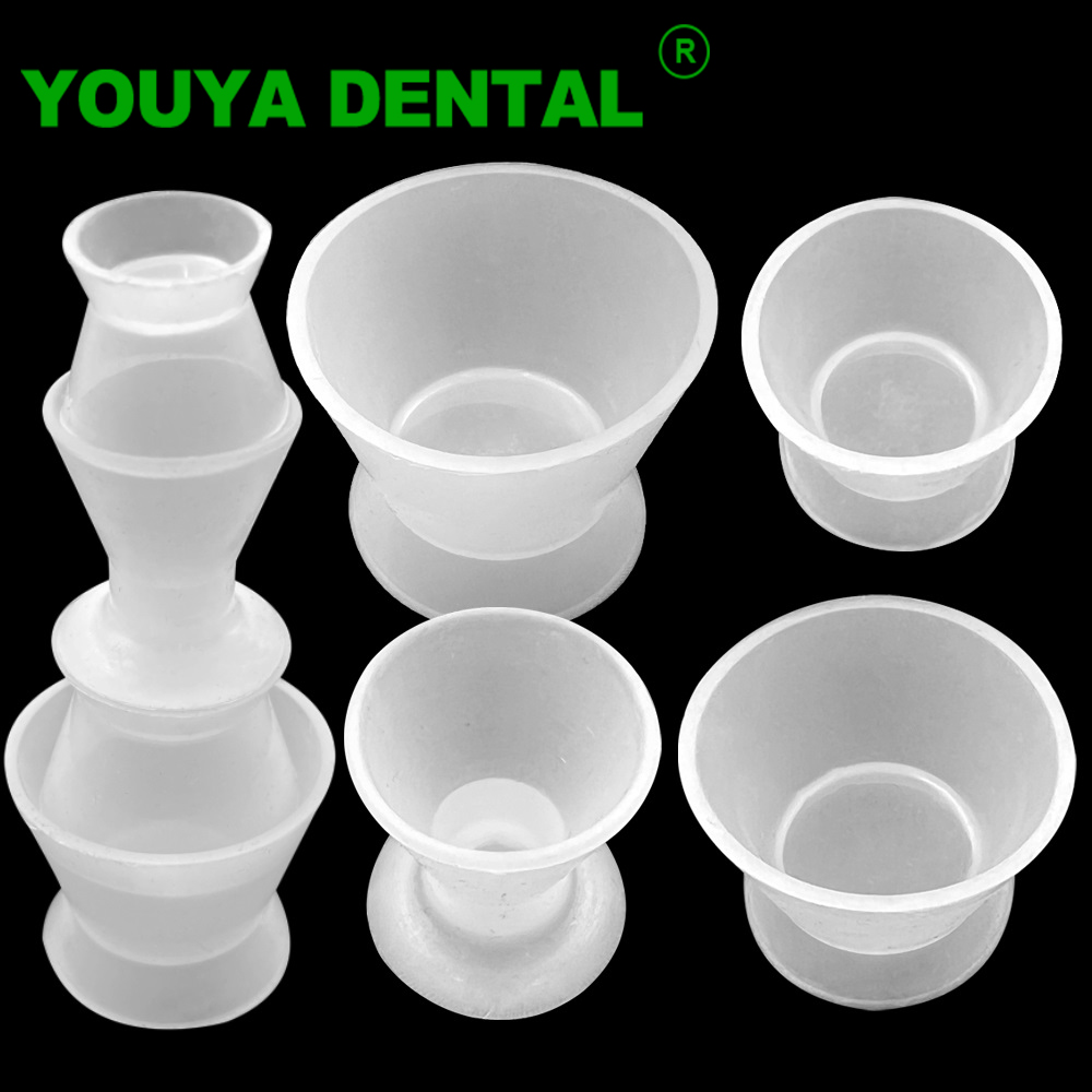 Mixing Cup Silicone - 4 buah/Set mangkuk pencampur gigi mangkuk