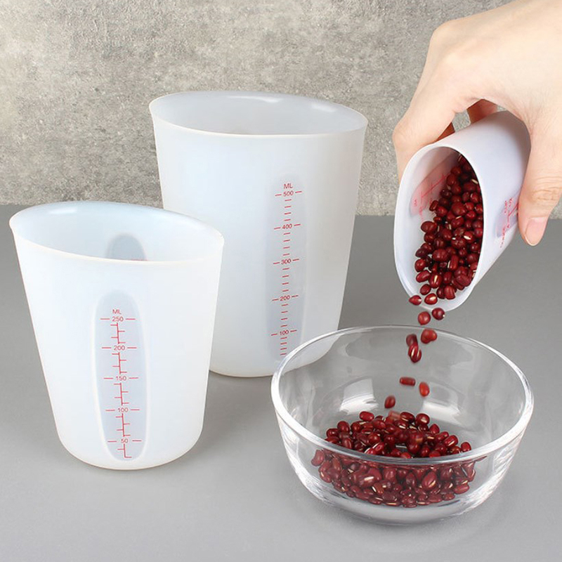 Alat gelas pengukur silikon 12 - Mixing Cup Silicone ulasan dan harga