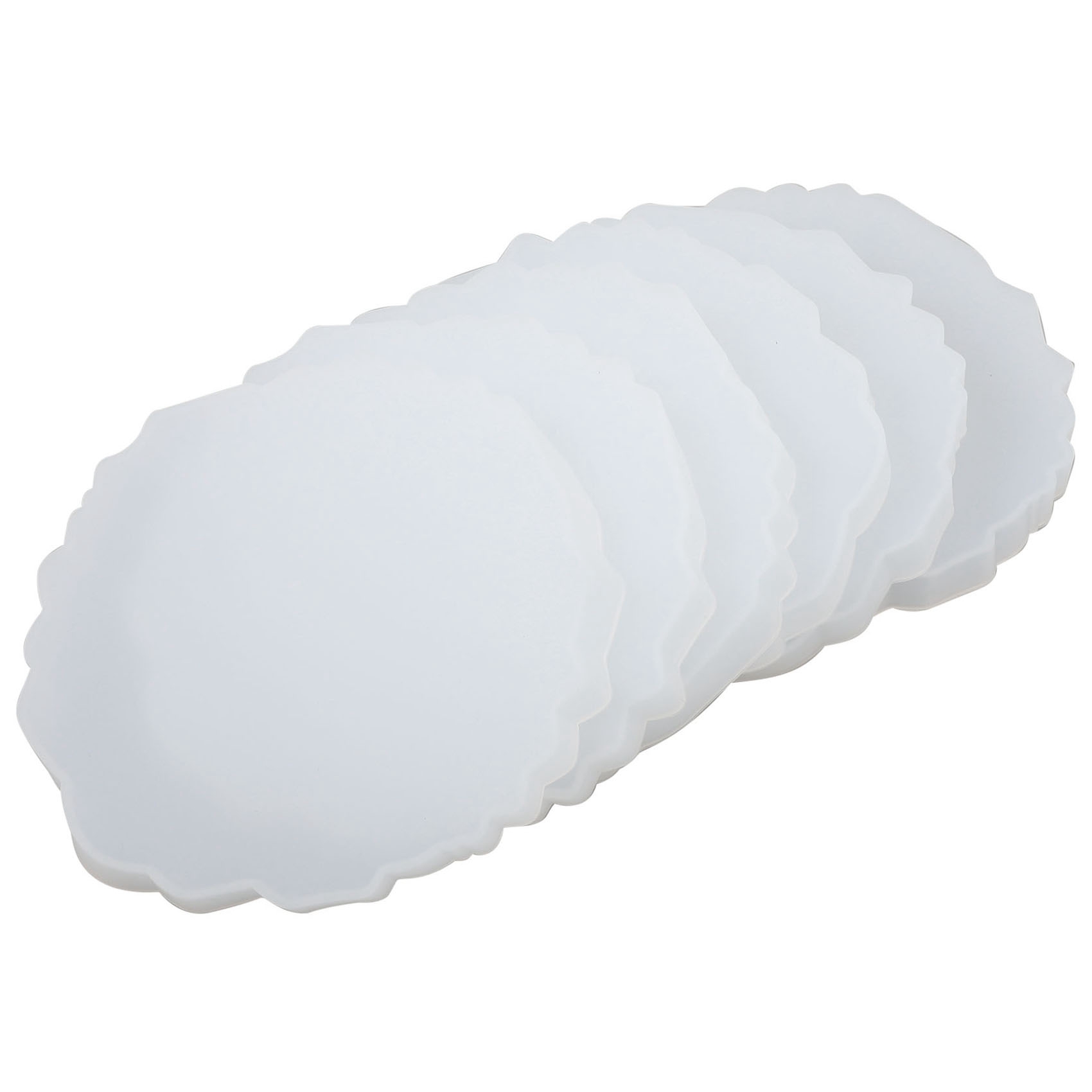 A58Z 6 Buah Cetakan Coaster Re - Geode Mold Silicone ulasan dan harga