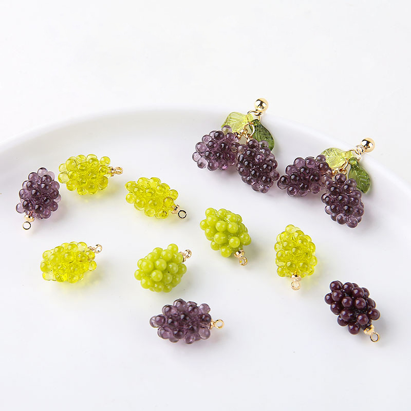 6pcs Gantungan Resin Anggur Ke - Resin Craft Projects ulasan dan harga