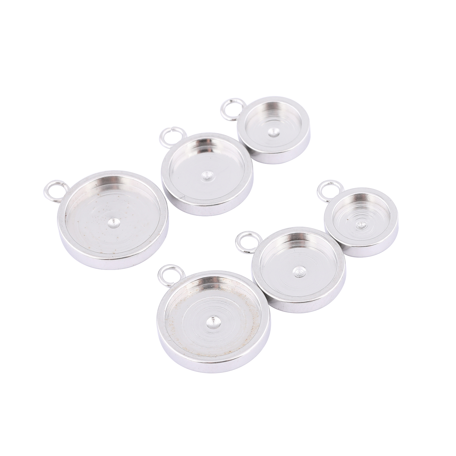 20 buah nampan liontin Bezel D - Bezels Set Pendant ulasan dan harga