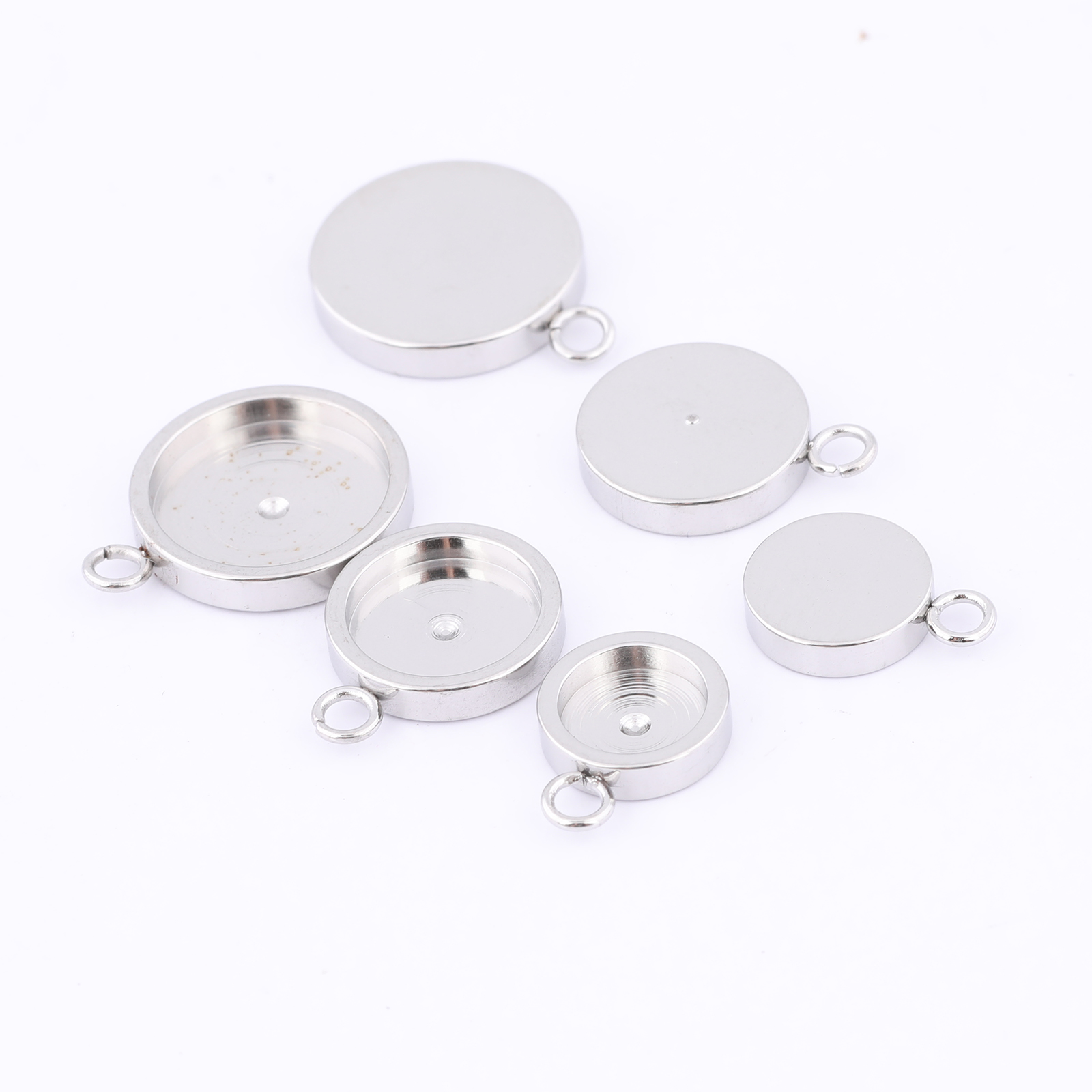 20 buah nampan liontin Bezel D - Bezels Set Pendant ulasan dan harga