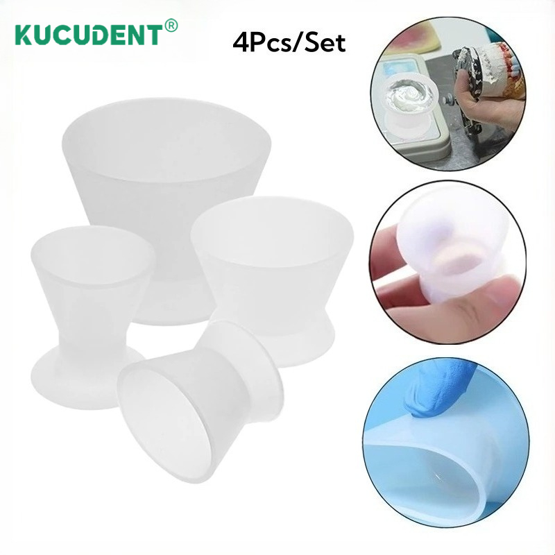 4Pcs/Set Cangkir Pencampur Sil - Mixing Cup Silicone ulasan dan harga