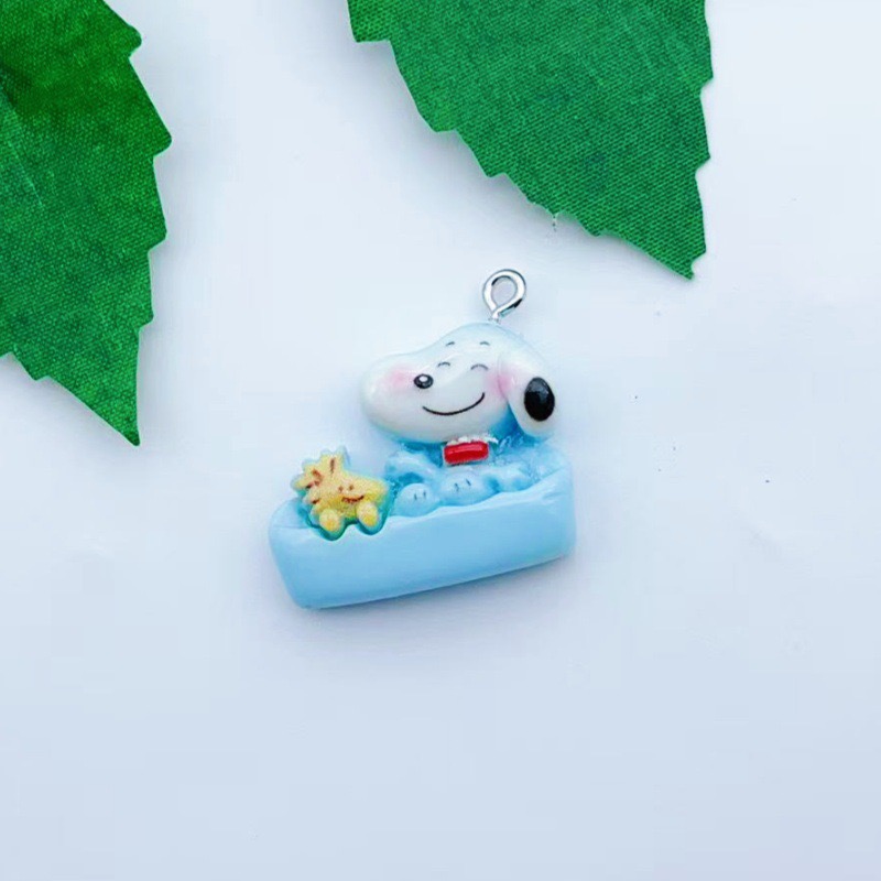 12 buah liontin anjing kartun  - Resin Craft Projects ulasan dan harga