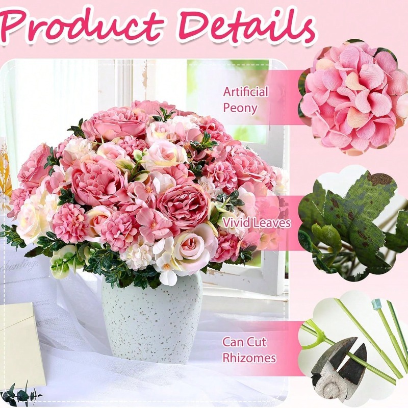 Buket Bunga Mawar Sutra Buatan - Dried Flower Bulk ulasan dan harga